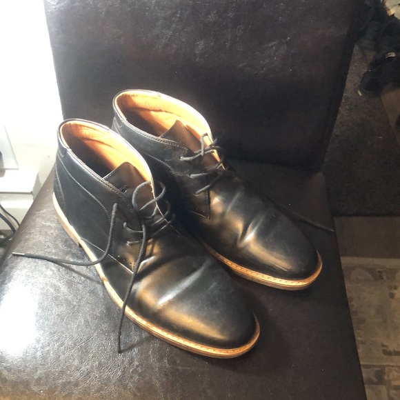 Nunn Bush Hawley Men's Wide Dual Comfort Black Lace Up Chukka Boots Size 12M - Picture 12 of 16